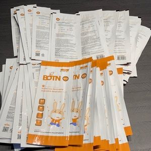 KF94 Korean made Botn kids size small disposable face masks. 48 total